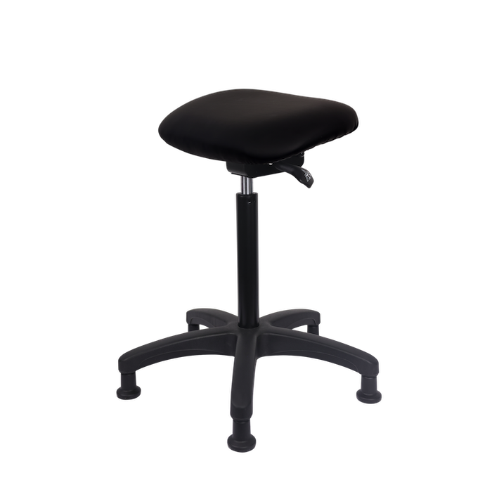 Vinyl Sit-Stand - Standing Height with Stationary Glides in Black Trailblazer Vinyl photo 1